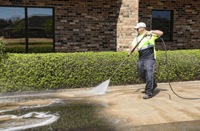 commercial concrete cleaning in vista